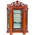 SOLD Antique Carved Mahogany China Closet - Horner