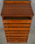 SOLD Antique Tiger Oak Jewelry Cabinet, Watch Cupboard or Coin Cabinet