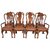 SOLD Vintage Dining Chairs - Mahogany, Set of 8, Queen Anne Style