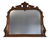 SOLD Antique Victorian Incise Carved Burl Walnut Mantle Mirror