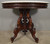 SOLD Antique Victorian Oval Marble Top Parlor Center Table by Brooks