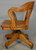 SOLD Antique Victorian Oak Banker’s Swivel Office Chair, Lawyer’s Desk Chair