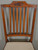 SOLD Antique Set of 6 Custom Mahogany Inlaid Dining Chairs