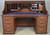 SOLD Antique Victorian Raised Panel Roll Top Desk 72" Long w/ Great History