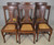 SOLD Antique Set of 6 Oak Dining Chairs, Kitchen Chairs