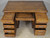 SOLD Antique Victorian Oak Raised Panel Flat Top Desk