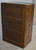 SOLD Antique Unusual Oak Three Drawer File Cabinet
