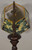 SOLD Antique Unusual Mahogany Barley Twist Acanthus Carved Pole Lamp