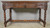 SOLD Antique Oak Heavily Carved Writing Desk with Lions