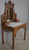SOLD Antique 1890s Oak Marble Top Vanity Writing Desk with Bevel Mirror