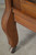SOLD Antique 1890s Oak Curved Glass China Closet with Cabriole Legs