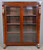 SOLD Antique 1920s Mahogany Empire Style Two Door Glass Bookcase