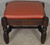 SOLD Antique Mission Style Oak Footstool / Hassock