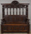 SOLD Antique Oak Heavily Carved Hall Bench – Extra Large