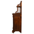 SOLD Antique Stick and Ball Carved Gallery Curio Cabinet - Bevel Mirror, Barley Twist