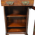 SOLD Antique Stick and Ball Carved Gallery Curio Cabinet - Bevel Mirror, Barley Twist