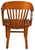 SOLD Antique Mahogany Bankers/Lawyers Barrel Back Armchair – 1920s-30s, Refinished