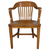 SOLD Antique Mahogany Bankers / Lawyers Barrel Back Armchair – 1920s-30s, Refinished