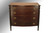 SOLD Antique Mahogany Sheraton Cookie Corner Bow Front Dresser
