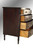 SOLD Antique Mahogany Sheraton Cookie Corner Bow Front Dresser