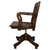 SOLD Antique Oak Lawyers Bankers Swivel Tilt Office Chair – 1920s, Restored