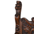 SOLD Antique Oak Heavily Carved Throne Chair - Lion Heads & Relief Carving, 1890s