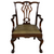 SOLD Vintage Set of 6 Mahogany Chippendale Ball and Claw Dining Chairs
