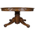 SOLD Antique Museum Quality Carved Oak Banquet Table - 60" Round