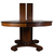SOLD Antique Round Mahogany Empire Dining Table – 54” Split Base
