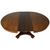 SOLD Antique Round Mahogany Empire Dining Table – 54” Split Base