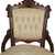 Antique Victorian Burl Walnut Parlor Chair – Jenny Lind Head, 1880s, #22288