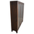 SOLD Antique Tiger Sawn Triple Door Oak Bookcase – Original Finish