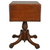 SOLD Antique Mahogany Federal Claw Foot Work Table / Drop Leaf Stand