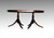 SOLD Mahogany Duncan Phyfe Oval Double Pedestal Dining Table 1950s