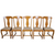SOLD Antique Set of 5 Oak Empire Foot Dining Chairs