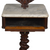 SOLD Antique Mahogany Victorian Barley Twist Shaving Stand