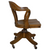 SOLD Oak Barrel Back Swivel Tilt Lawyers/Bankers Office Chair