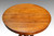 SOLD Antique Tiger Sawn Oak  4 Foot Round Split Base Dining Table w/2 Leaves