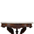 SOLD Antique Victorian Marble Top Shapely Parlor Stand, Burl Walnut Trim