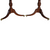 SOLD Vintage Mahogany Banded Duncan Phyfe Banquet Table, 2 Leaves Included