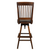 SOLD Antique Mission Style Stand-Up Drafting Chair, Swivel, 1920s