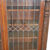 SOLD Antique Mahogany Triple Door Leaded Glass Bookcase, Empire Style, Carved