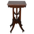 SOLD Antique Victorian Eastlake Marble Top End Table, Rose Quartz, Burl Walnut