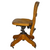 SOLD Antique Ladies Swivel Tilt Desk Chair, Maple, Adjustable Height, 1910s