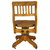 SOLD Antique Ladies Swivel Tilt Desk Chair, Maple, Adjustable Height, 1910s