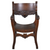 SOLD Antique Oak Carved Armchair, U-Shape Seat, Tiger Sawn Oak, 1890s