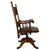 SOLD Antique Victorian Pressback Swivel Tilt Office Chair, Refinished, 1890s