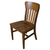 SOLD Antique Oak Mission Style Desk Chair, Tiger Sawn, Refinished, 1920s