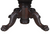SOLD Antique Mahogany Banquet Dining Table, 60” Round, Claw Feet, 1890s