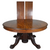 SOLD Antique Mahogany Banquet Dining Table, 60” Round, Claw Feet, 1890s